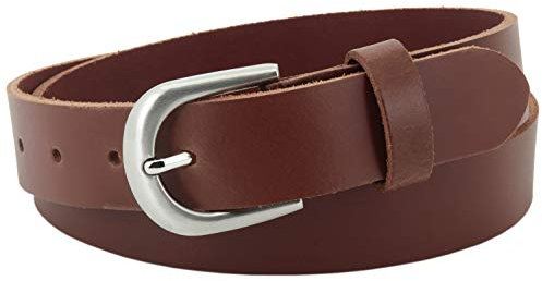 Vascavi ® Ledergürtel aus Rindleder, 3 cm breit und ca. 0,3 cm stark, echt Leder Gürtel, Made in Germany, kürzbar, für Damen und Herren #3-0005fr (95 cm Gesamtlänge 110 cm, Hellbraun)