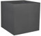 Pot carré Graphit - Anthracite - 49.5x49.5x49.5-57L - EDA Plastiques - Intérieur et extérieur