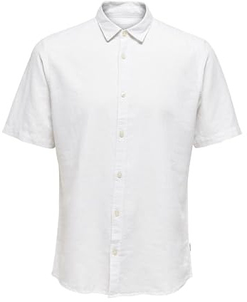 Only & Sons Herren Hemd Weiß xx_l