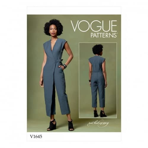 Vogue Sewing Pattern 1645 Jumpsuits Y (XSM-SML-MED)