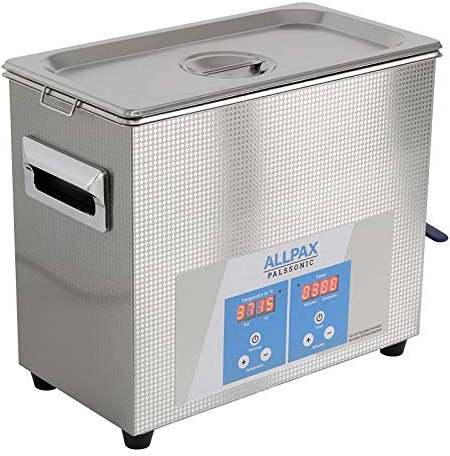Allpax PALSSONIC Eco Ultraschallreiniger UD06, 6,5 Liter - mit Heizung - Reinigung klein- bis mittelgroßen Gegenständen wie Werkzeugteile, medizinische Instrumente etc.