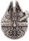 Broche Faucon Millenium Star Wars 3Cm