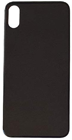 Smartex® Backcover Glas kompatibel mit iPhone X | Glas Rückseite Ersatz (Space Grau)