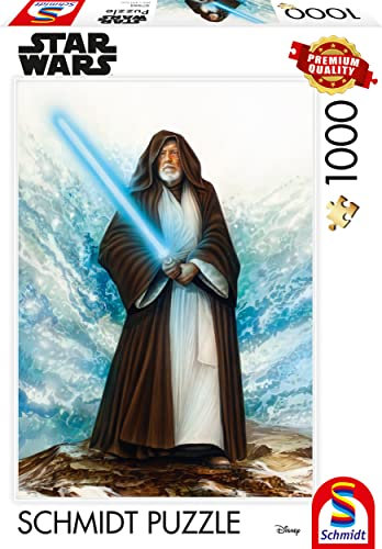 Schmidt Spiele 57593 Thomas Kinkade, Lucas Film, Monte Moore, The Jedi Master, 1000 Teile Puzzle
