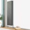 Blümme Vertical Double Flat Panel Designer Radiator Bathroom Heater Central Heating Radiators 1800 x 544mm Anthracite