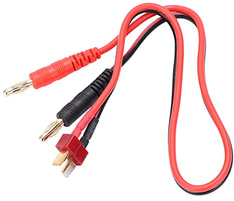 RC Ladegerät B6 Kabel RC 4mm Bananenstecker Akkuladekabel Adapter T-Kopf Silikonkabel 16AWG RC -Automodellzubehör