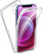 TBOC Coque Compatible avec iPhone 12 Mini [5.4] - Housse [Transparent] Complète [Silicone TPU] Full Body [360 Degrés] Intégral Protection Avant Arrière Portable Etui Anti Choc Rayures Móvil