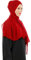 Kopftuch Damen Hijab - Chiffon Hijab Kopftuch Für Damen - Moderne Muslimisch Chiffon Hidzab Tuch Schal Kopftucher - Bordeaux