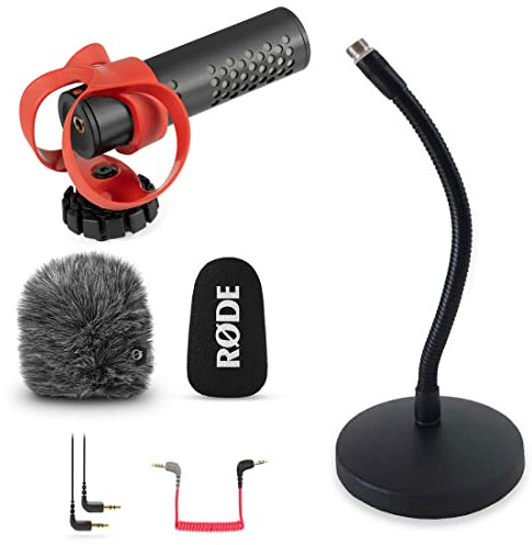 Rode Videomicro II Video-Mikrofon + keepdrum Tisch-Stativ
