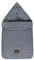 My junior® atmungsaktiver Schlafsack Baby 5in1 | Ganzjahres Fußsack | Babyschlafsack | Sitzauflage im Kinderwagen | Einschlagdecke Babyschale | Nestchen | 75x40cm - Dew Grey
