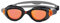 Zoggs Predator Flex Titanium-Regular Fit Schwimmbrille für Erwachsene, Grey/Black/Mirrored Orange, Einheitsgröße