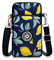 Fulenyi Sac à bandoulière étanche avec Fermeture éclair - Sac à bandoulière, Poches spacieuses et légères, Smartphone, Sport, Poche pour crédit