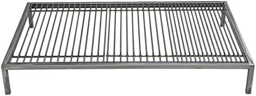 Sor Pampa Grill - Eisengrill im argentinischen Stil - BBQ Parrilla Asado (Größe:101.6 x 61.0 cm) - Holzkohle, abnehmbare Eisenmodule