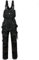 Luckyberg Herren Latzhose, Arbeitshose viel funktionale Taschen. Arbeitslatzhose Herren Größe: 44-62 (DE/NL/SE/PL, Numerisch, 50, Regular, Regular, Standard, Schwarz)