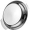 GaRcan Plato de Acero Inoxidable Plato de Camping Plato de Metal para mariscos Plato para Servir Bandeja para refrigerios con Asas para Restaurante Cocina casera (Plata 27.5X23