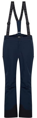 NORTH BEND NBHilfried Herren Skihose wasserdicht Winddicht atmungsaktiv Schneehose Winterhose mit Wassersäule 10000mm W-PRO Wetterschutzsystem, Größe:L, Farbe:Navy Blazer (2048)