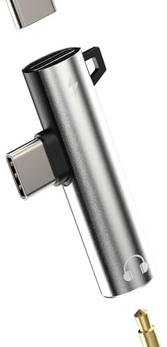Adaptateur Ecouteur USB C(2 en 1) Type C Cable vers Prise Jack 3.5 mm Voiture Casque Audio Chargeur Câble Accessoire écouteur Rallonge pour Samsung pour Apple iPhone15 Pro Max Plus Ipad Pro Air Mini