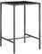 Rantry Garten Bartisch Bistrotisch Gartentisch Terrassentisch Möbel Balkontisch Tisch Stehtisch Bistrotisch Garten Esstisch Partytisch Bistrotisch Grau 70x70x110 cm Poly Rattan und Glas