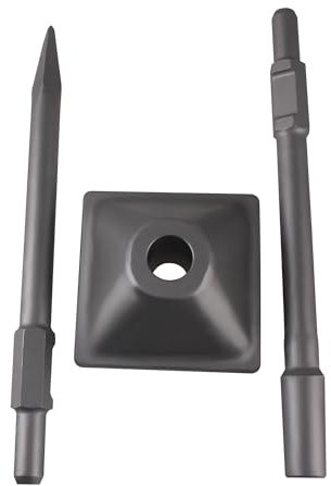 TIOMIOSEA 410 x 150 x 150mm Hammer Stampfer Verdichter, Tamper Packer BetonLandschaftsbauer für Demolition