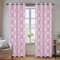 Deconovo Verdunkelungsvorhänge Blickdichte Vorhänge mit Ösen Thermo Vorhang Schlafzimmer Gardinen Wohnzimmer Blackout Curtains Lichtundurchlässige, 260x140 cm(HöhexBreite), Hellpink, 2er Set