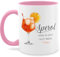 Tasse Tassen 325ml - Statement - Geschenk Aperol wäre mir jetzt auch lieber I Alkohol Geschenkidee Aperol Spritz Geschenk mit Name - 325 ml - Rosa - glas kaffeetasse und aperolgläser kaffeebecher