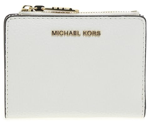 Michael Kors Women Md Snap Coin Billfold Hand Bag, Optic White