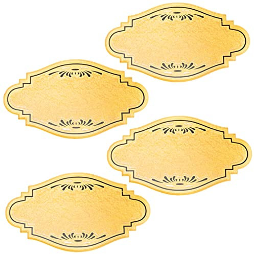 Housoutil 4pcs Vintage Embossed House Sign Door Plate for Gate Personalised Door Name Plaques for House Hotel