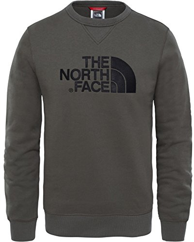 The North Face NF0A855X21L M 100 Glacier Full Zip - EU Maglia Lunga Uomo New Taupe Green Taglia L
