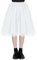 AUYAO Damen Tutu Klassisch Rock Ballett Tüllrock Petticoat Unterrock Rock Tütü Rock Tutu Röcke Tüll Rock mit Bogen Ballet Elastisch Tanzrock Tanzkleid Ballkleid Kurz Retro Party Kostüme Tanzen (Weiß)