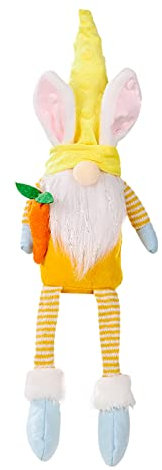 Ostern Deko Wichtel Handgemachte Plüsch Osterhasen Zwerg mit Eiern Osterhasen Puppen für Osterdekoration Frühling Osterhase Wichtel Dekor Urlaub Weihnachtswichtel Dekoration