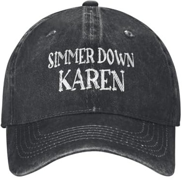 Baseball Cap Simmer Down-Wn Karen Freizeit Sonnenmütze Unisex Mütze Für Erwachsenen Sport Running