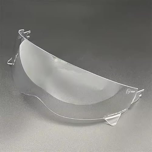 Yofab Visiere Casque Moto pour Scorpion EXO Covert Combat, Casque Moto Pare-Vent Casque Lentille, Remplacement de Visière de Lentille de Casque de Bouclier de Vent de Moto,J Clear
