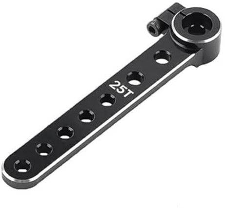 Wadakada RC Car Boat Crawler Steering Servo Arm Horn Arm Extension 25T Aluminum Alloy Servo Horn Replacement Parts
