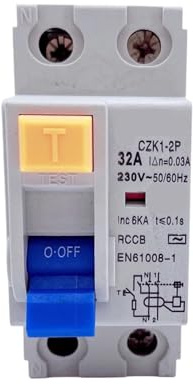 Disjoncteurs différentiels 30 mA Type B/AC/A 40 A, 63 A, 100 A, 125 A, 130 A, 30 mA, 2 pôles, type RCCB, ELCB, disjoncteurs CC(B Class EM Type,2P40A100MA)