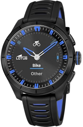 Lotus Smartwatch Homme Hybride Connected Full D - Blanc - Montre Connectée Analogique 20001/1 - Écran Complet, Appels Bluetooth, GPS, Moniteur Santé et Sommeil, Jusqu'à 10 Jours d'Autonomie