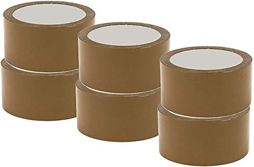36 Rouleaux ruban adhésif emballage Marron havane pp silencieux Rouleau de 48 mm x 100 mètres (34% de plus que les 66 mètres long) ref UGRANH100-36