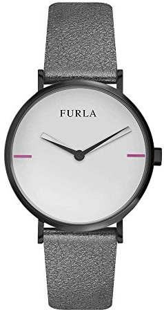 FURLA Damen Analog Quarz Uhr mit Leder Armband R4251108520