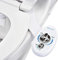 Brondell Bidetaufsatz für Linkshänder SouthSpa Doppeldüse Bidet – Bedienfeld auf der linken Seite, Doppeldüsen für Vorder- und Rückwäsche, Dual positionierbare Düsen, einfache Installation, LH-12