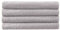 NatureMark 4er Pack Duschtücher, Größe 70x140cm, Silber Grau, 100% Baumwolle