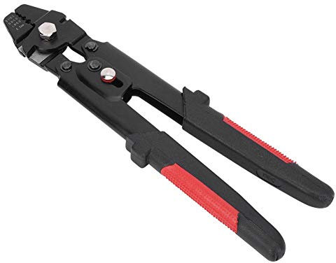 Kabelcrimpzange, 0,1-2,2 mm² Drahtseilcrimpzange Crimpzange aus Kohlenstoffstahl