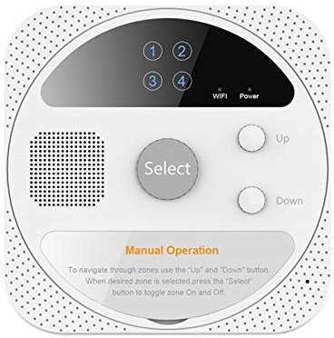 aixi-SHS Inteligente Wi-Fi Regolatore per irrigatore per Interni 4 Zone, Imposta Timer irrigazione, Smart Life App Telecomando (4 Zones)