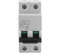 VIFER Disjoncteur Miniature Bipolaire, DC 250V Disjoncteurs Basse Tension, Disjoncteur Neutre à Vide, Interrupteur à Énergie Solaire 16A/32A/63A
