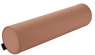 Pader Medi Tech Nacken- und Knierolle aus Polyetherschaumstoff I Lagerungsrolle mit Kunstlederbezug und Kedernähten I 60 x 15 cm I in 20 Farben verfügbar (Nougat)