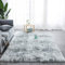 Walant Teppich Flauschig Anti-Rutsch Teppich,Dekorativer Langflor Teppiche für Wohnzimmer, Esszimmer, Kinderzimmer, Schlafzimmer, Sofa Matte, Waschbar Faux Plüsch Teppich 120 * 160cm (Grau)