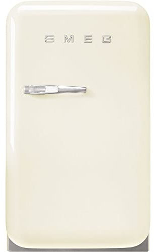 Smeg Right Hand Hinge Mini Bar FAB5RCR5 Fridge - Cream - D Rated