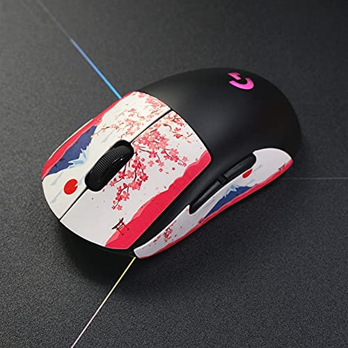 2Duck Maus-Eidechse-Skins rutschfeste Sauger Sweat-Aufkleber Griffe Slatine für Logitech G Pro Wireless G Pro X Superlight Gaming Maus Multiple Farbe Griffband Set