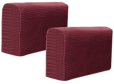VICASKY 2 Set Sofa Armlehnenbezüge Verstellbar Stretch Armlehnenschoner, Sofa Armlehnenschoner, Stretch Stretch Sesselschoner Weiche Armlehnenbezüge Sofa Sesselschoner und Armlehnenschoner