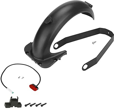 MotuTech Kit für Max G30 Schutzblech + Halterung für Schutzblech + Rücklicht für Segway Ninebot Max G30 Elektroroller Zubehör (schwarz)