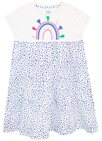 Harry Bear Girls Dress Rainbow