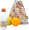 NERTHUS FIH 1009 Set bouteille double paroi en acier inoxydable + sac à dos Lions